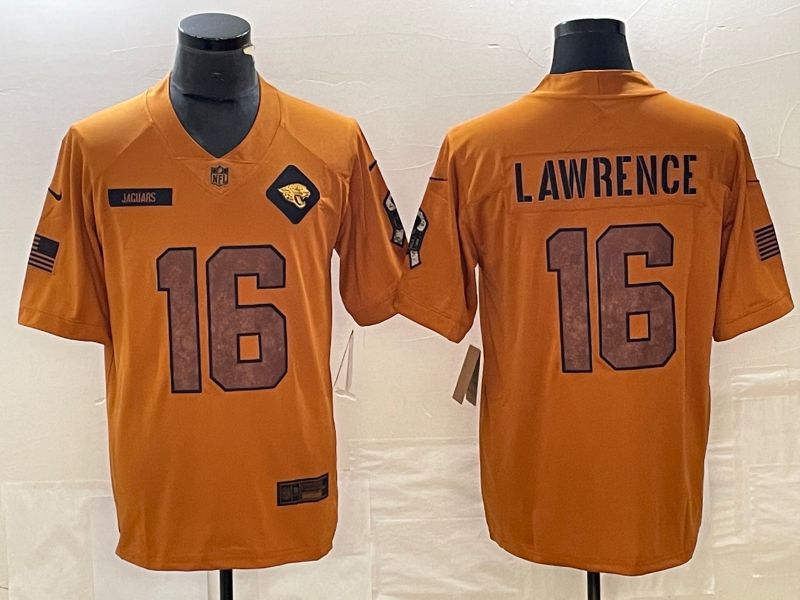 Men Jacksonville Jaguars #16 Lawrence brown Nike 2023 Salute To Service Limited NFL Jersey